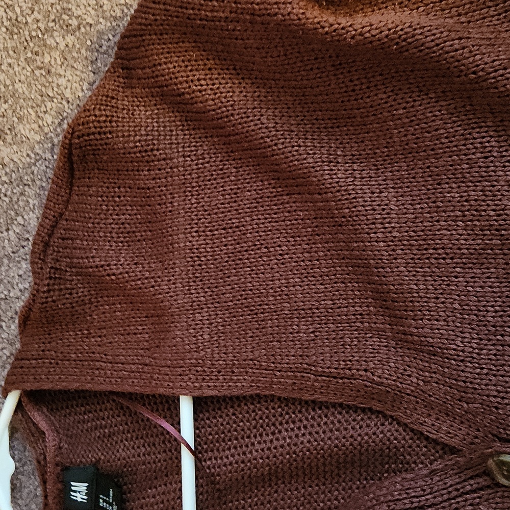 Dark mauve cardigan